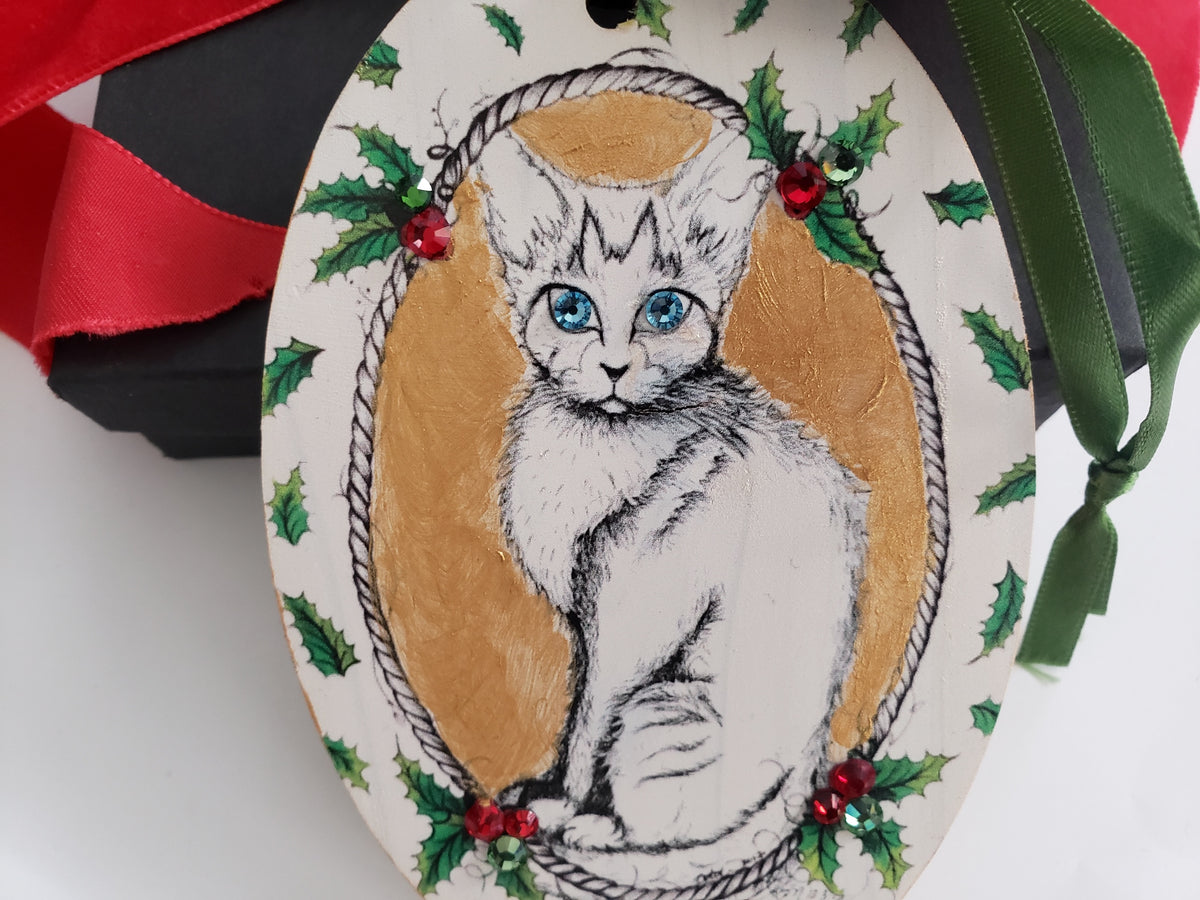 Siamese Dreams — MeowCleeva® Pet Wood Ornament