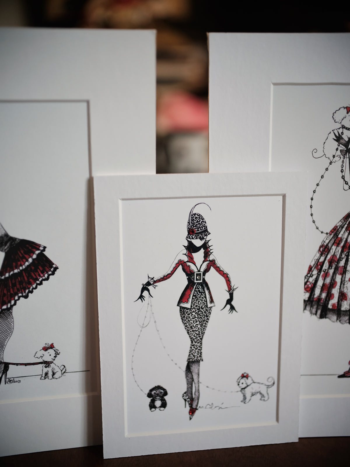 Polka Dot Gallery Wall