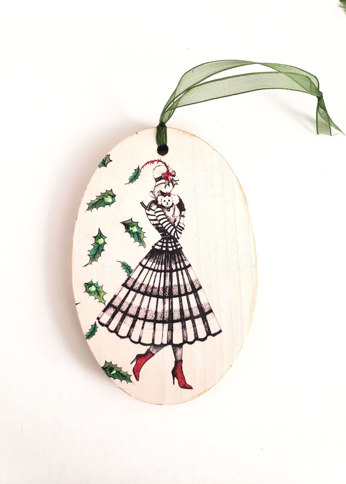 The Crimson Promenade — MeowCleeva® Ornament