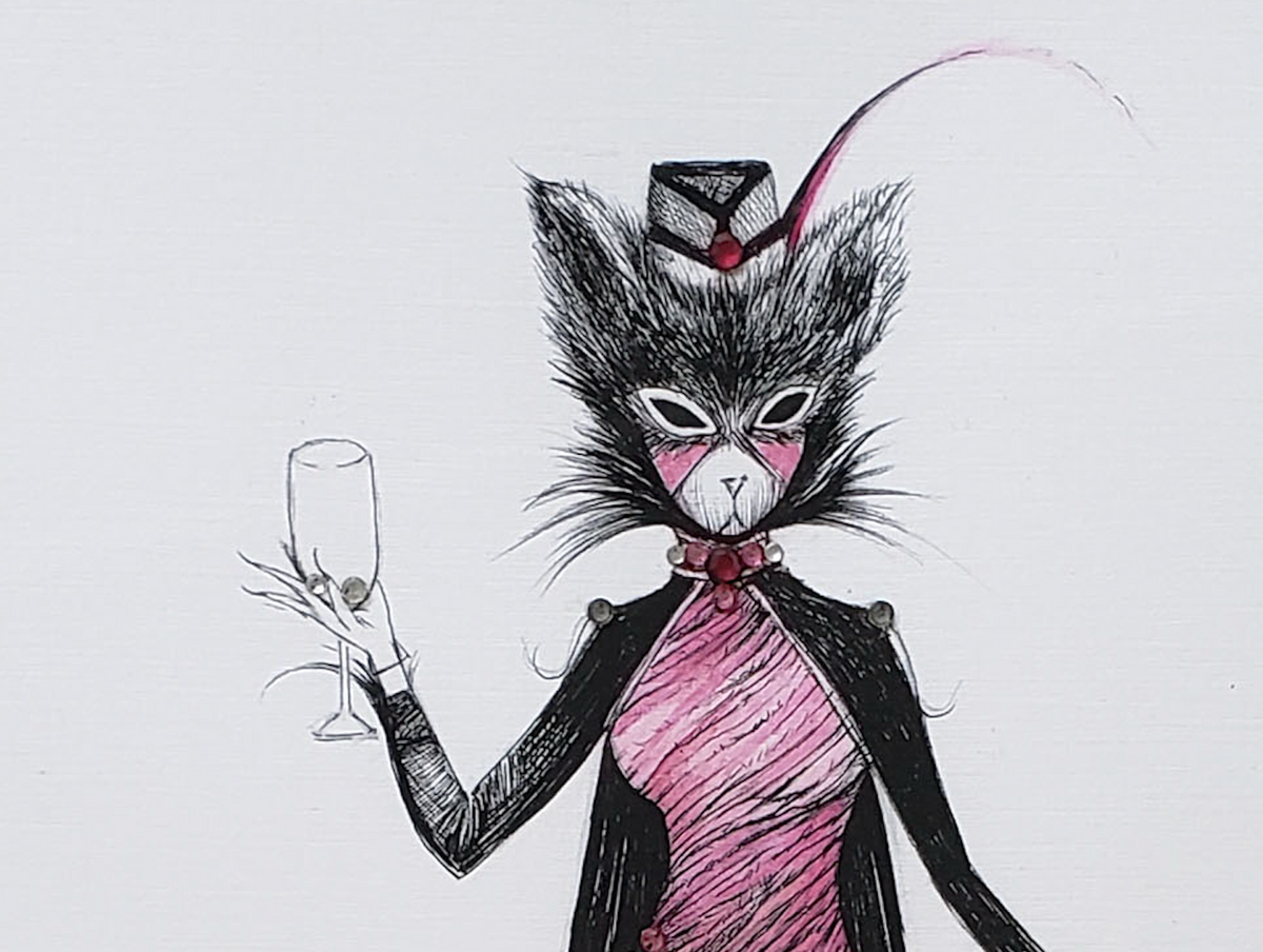 Rose Royale — MeowCleeva® Original Art