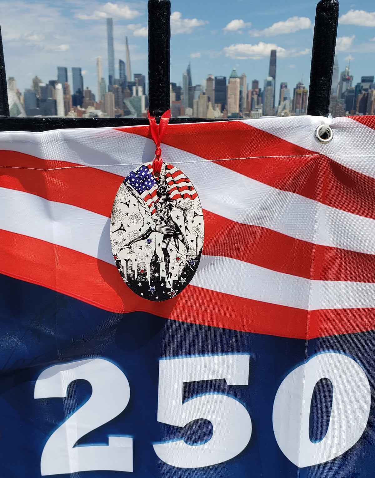 MeowCleeva Showstopper limited edition 250th anniversary ornament America 250 celebration New York City handmade Martha Colón