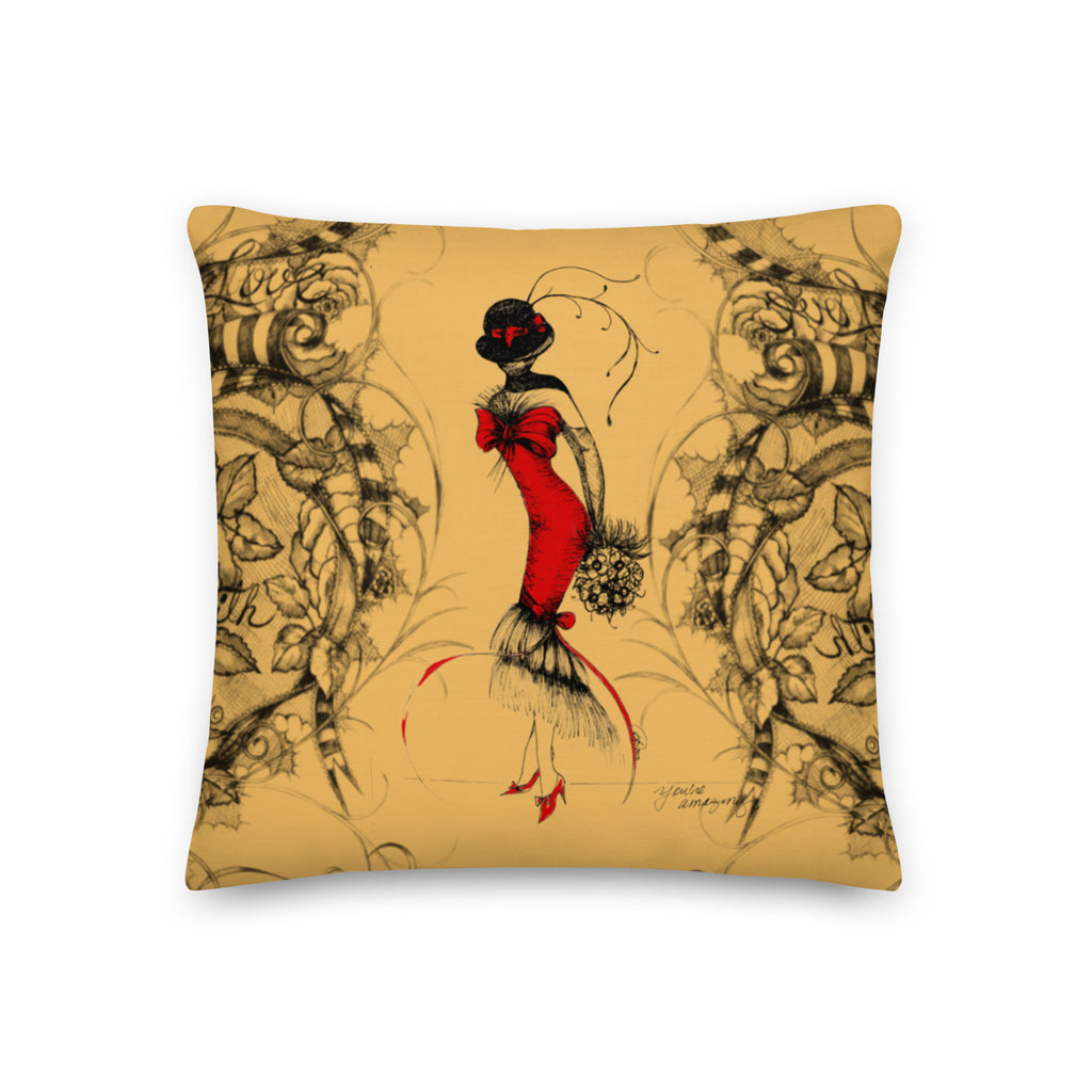 for-an-elegant-room-decor-gold-pillow-fashion-image-lady-in-red