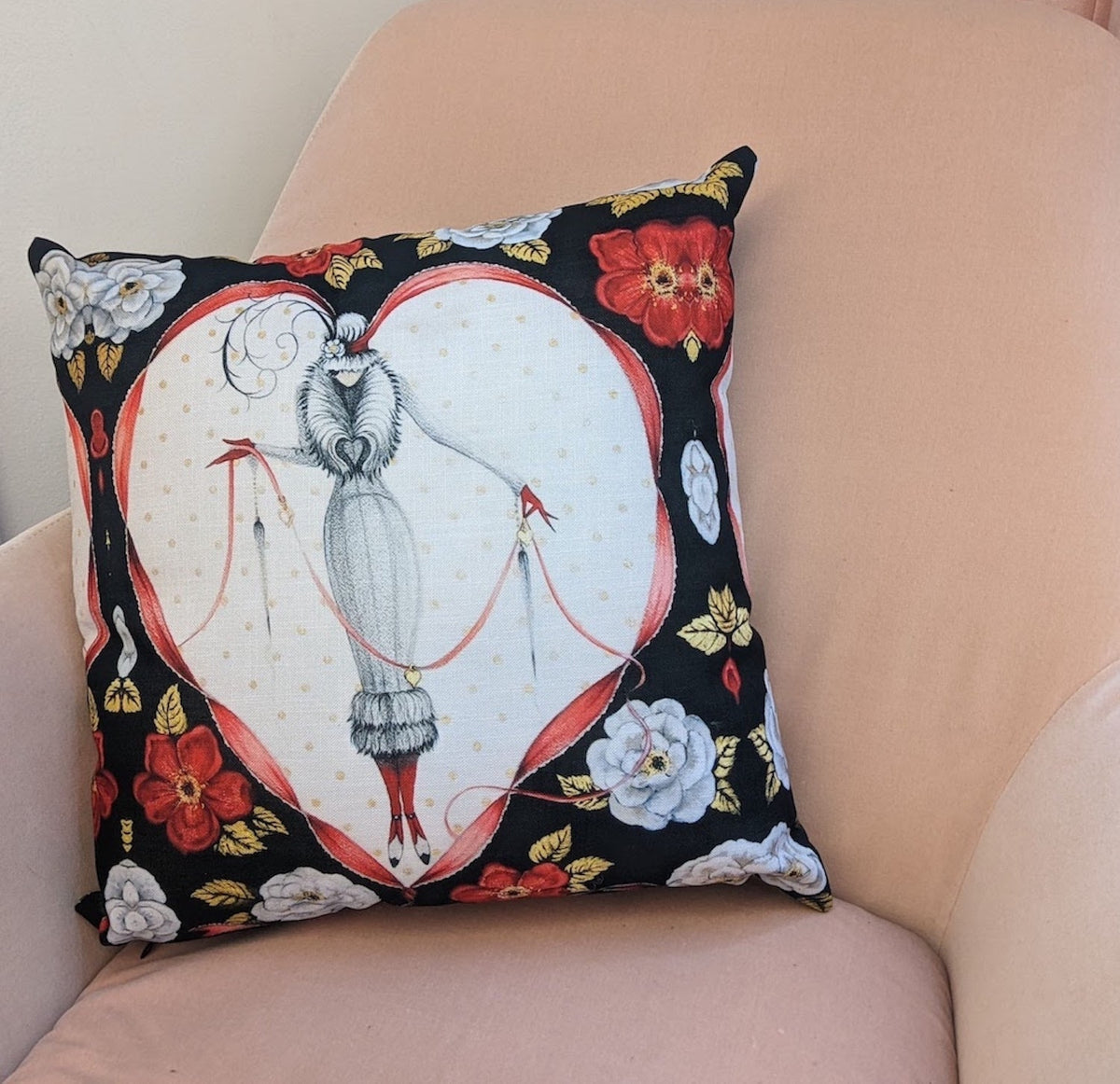 MeowCleeva® Floral 18x18" Pillow Cover