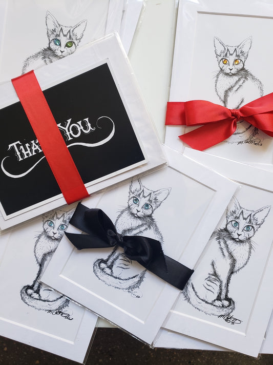 The Cat — MeowCleeva® Swarovski Embellished Art Print