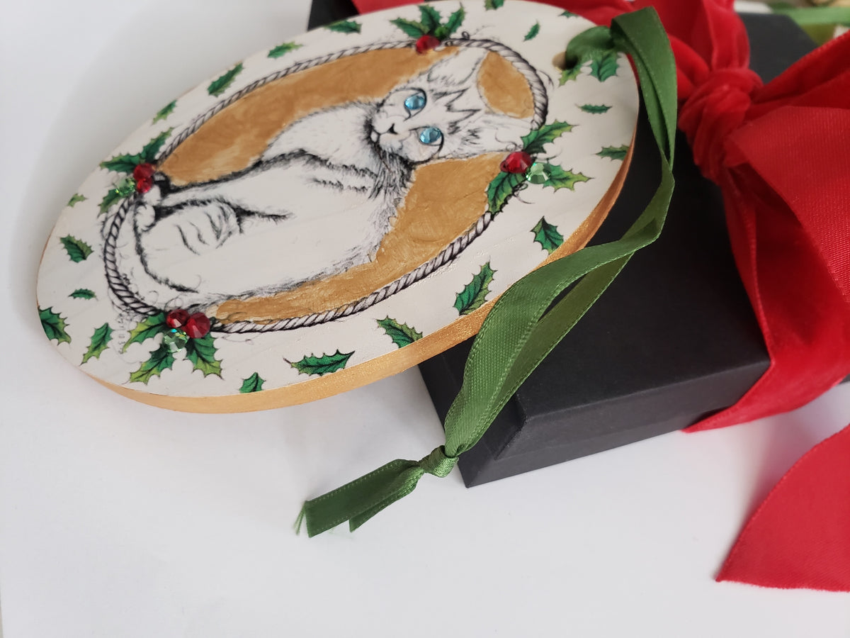 Siamese Dreams — MeowCleeva® Pet Wood Ornament