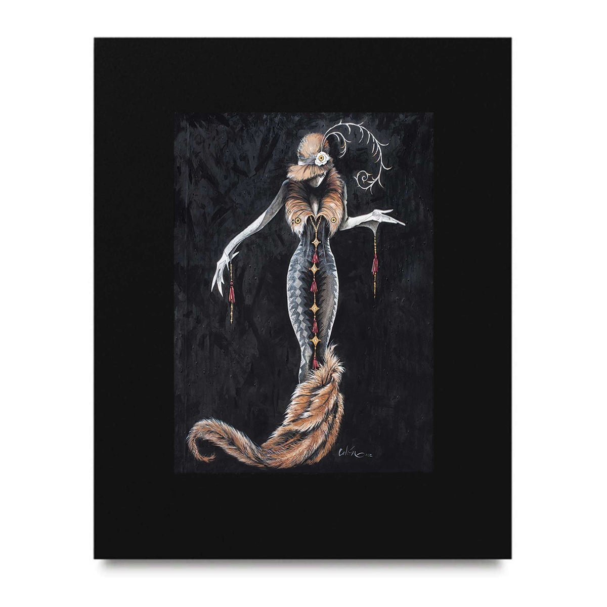 The Velvet Curtain — MeowCleeva® Art Print