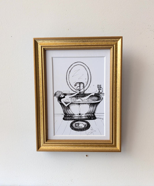 Turning On The Bubbles- MeowCleeva® Art Print -Chapter One